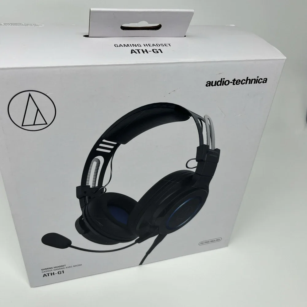 Audio-Technica ATH-G1 - Premium Gaming/Streaming Headphones with Removable Mic